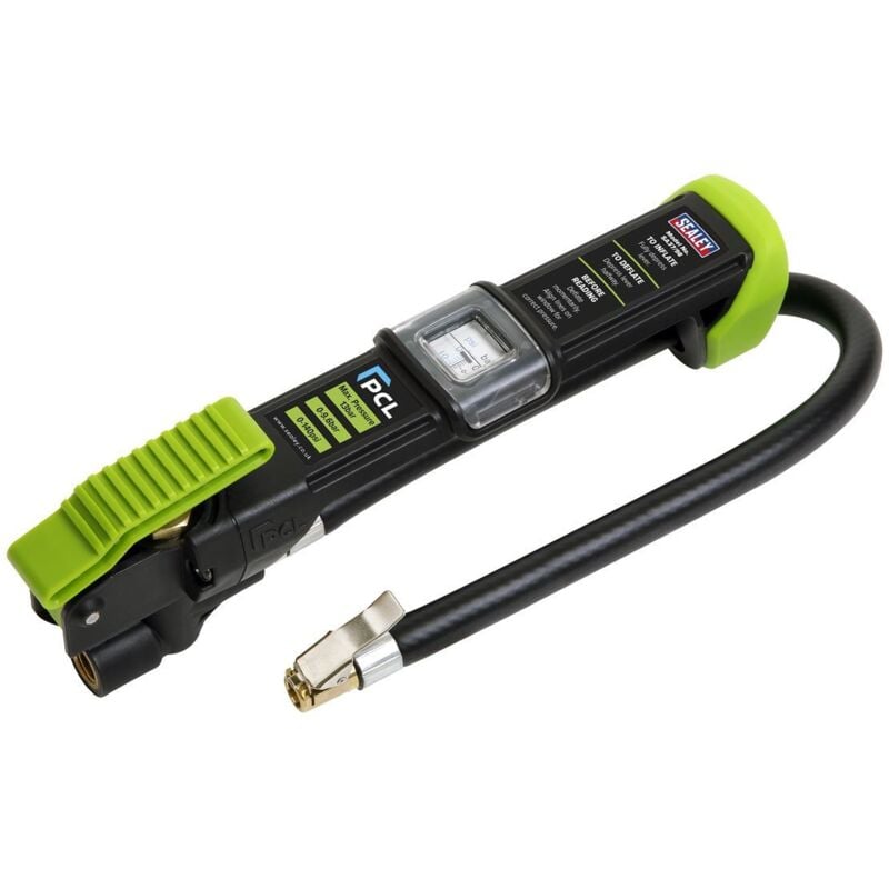 Sealey SA37/98 PCL Airlite Eco Tyre Inflator with Clip-On Connector