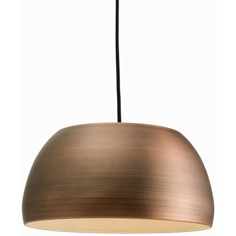 Connery - 1 Light Dome Ceiling Pendant Matt Bronze, E27 - Endon