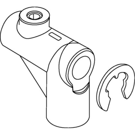 Connessione filettata per profilo per asta rotonda da 10 mm STA