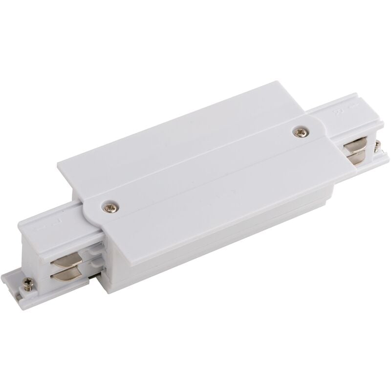 Connessione lineare bianca per binario ad incasso