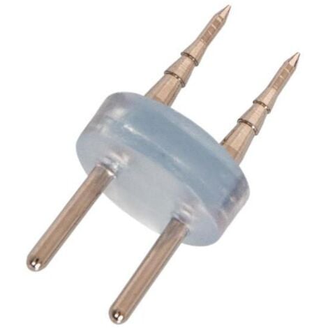 Connettore 2 PIN per Striscia Neon Circolare 360 e Tubo Flessibile LED 220V AC IP65 Taglio 100cm Bianco