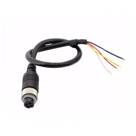Connettore a 4 PIN sul lato monitor, femmina, con dado, 20 cm