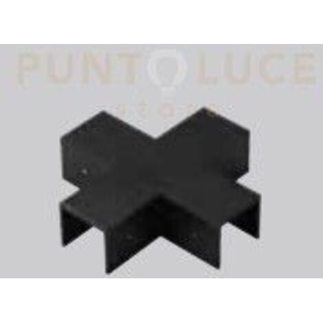 CONNETTORE A 4 "X" COLORE NERO PER GIUNZIONE MECCANICA PER SISTEMA BINARIO