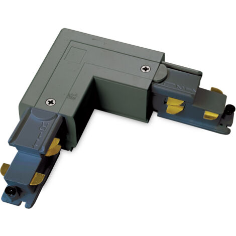 Connettore A L Destro Dali 1-10V Link Alluminio Nero