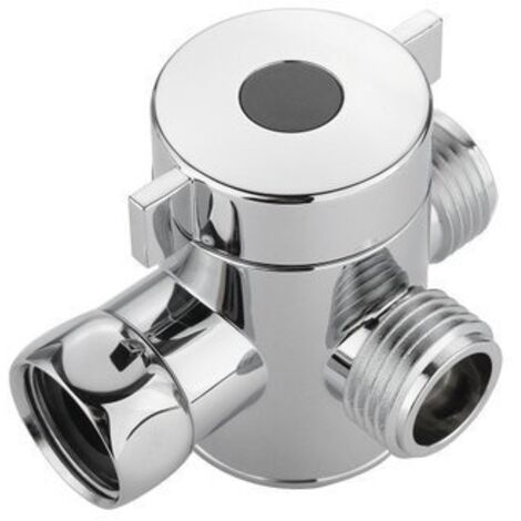 Connettore a T a 3 vie, adattatore per valvola del water, soffione doccia per bagno, deviatore, interruttore multifunzione