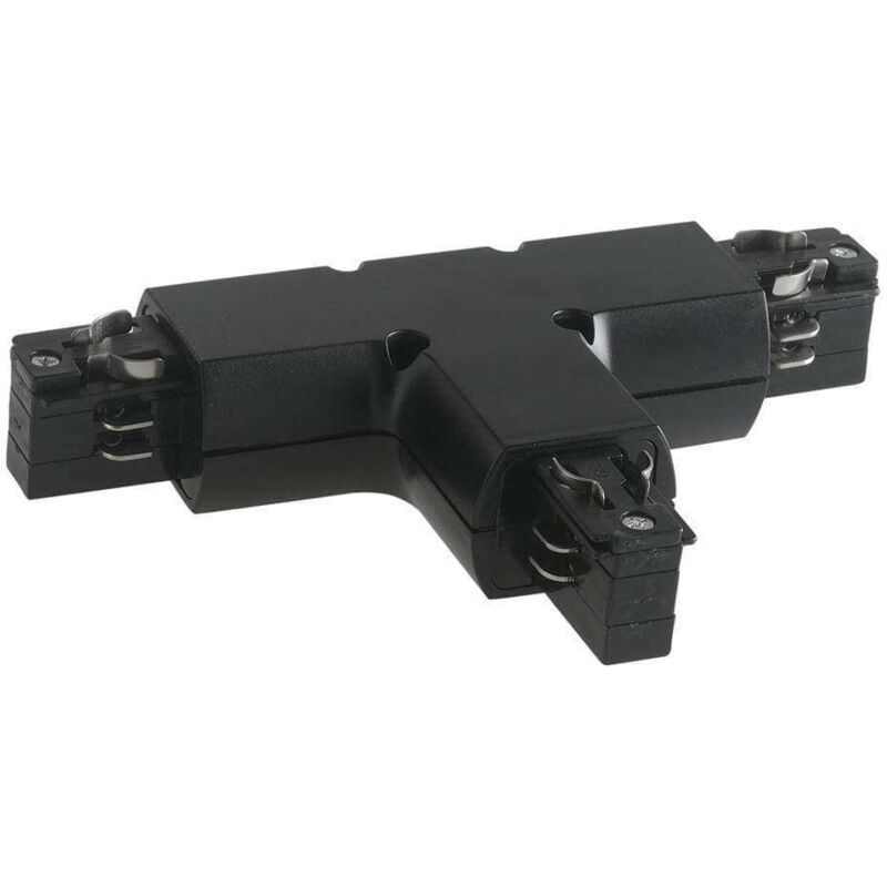 Connettore a 't' Nero per Binario led - 4 Fili