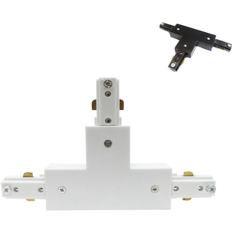 Connettore a T per Binario Monofase colore Bianco/Nero A10-MONO-TColore NERO