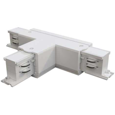 Connettore A T Sinistro Plastica Bianco