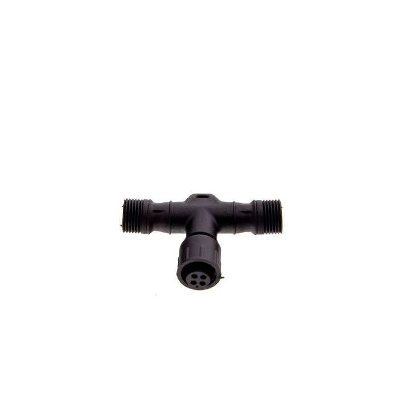 Connettore Tipo T a tenuta stagna RGB a 4 pin per lampeggianti a LED