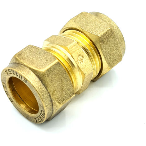 Connettore a vite dritta da 15 mm a compressione