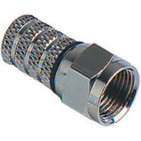 CONNETTORE A VITE X CAVO SATV 6,40MM. Prezzo per 1 pezzo.