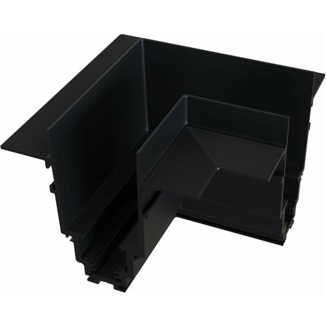 Connettore ad Angolo per Sistema Illuminazione a Binario  Nero