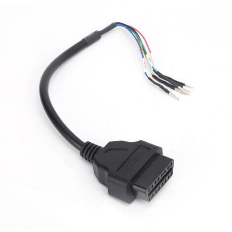 Connettore adattatore per test cavo 16PIN per cablaggio universale OBD ODB2 per motociclette