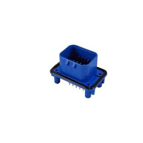 Connettore AmpSeal femmina 14 vie blu da circuito stampato