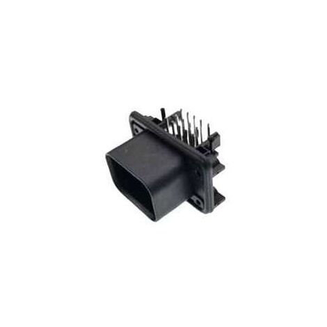 Connettore AmpSeal femmina 14 vie nero da circuito stampato 90°