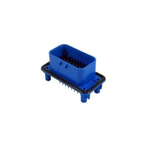 Connettore AmpSeal femmina 23 vie blu da circuito stampato