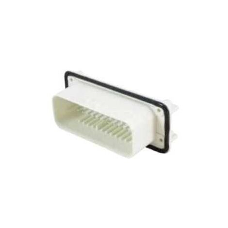 Connettore AmpSeal femmina 35 vie bianco da circuito stampato 90°