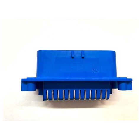 Connettore AmpSeal femmina 35 vie blu da circuito stampato 90° senza guarnizione