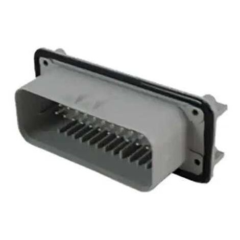 Connettore AmpSeal femmina 35 vie grigio da circuito stampato 90°