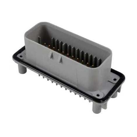 Connettore AmpSeal femmina 35 vie grigio da circuito stampato con pin dorato