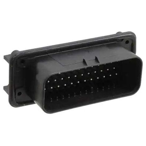 Connettore AmpSeal femmina 35 vie nero da circuito stampato 90°