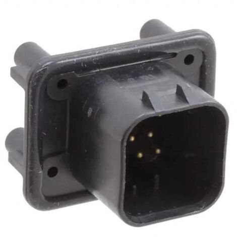 Connettore AmpSeal Femmina 8 vie nero da circuito stampato con pin dorato