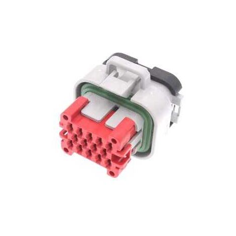 Connettore AmpSeal maschio porta femmina 14 vie grigio