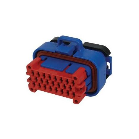 Connettore AmpSeal maschio porta femmina 23 vie blu