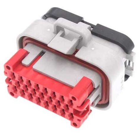 Connettore AmpSeal maschio porta femmina 23 vie grigio