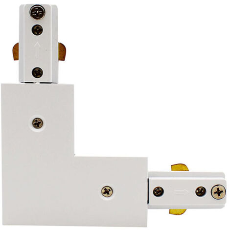 Connettore Angolare 90gradi Angolare a L per Binario Monofase A5-MONO-WH-L