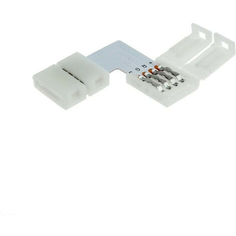 Connettore angolare per strisce LED RGB