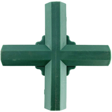 Connettore angolare per telaio da giardino KZQ a 4 vie, confezione da 4, connettore per tubi, connettore angolare per telaio di mobili da serra, 16 mm interno (piatto, a 4 vie)