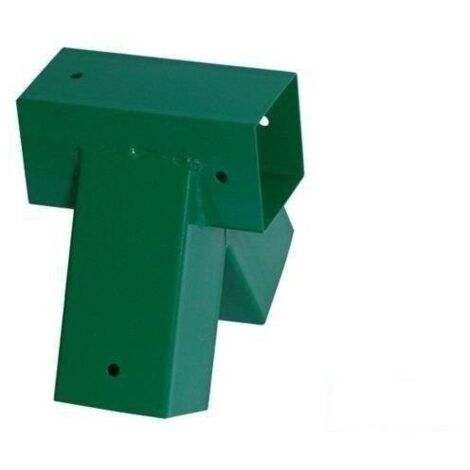 Connettore angolo 90° quadrato 90x90 verde