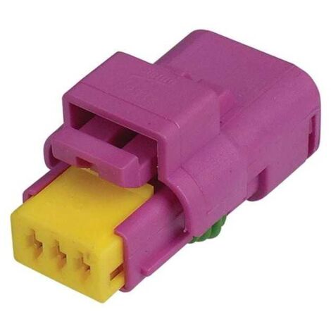 Connettore APTIV Sicma Miniseal maschio 3 vie rosa