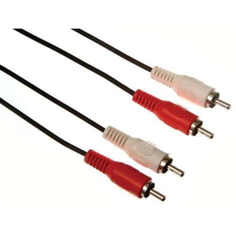 connettore audio 2 x rca maschio a 2 x rca maschio - base - 1,50 m - contatti placcati oro