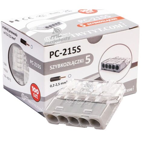 Connettore autobloccante 5x2,5 PC 215S 100 pz