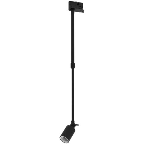 Connettore Binario Plafoniera Nero E27