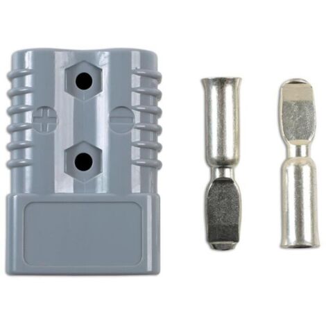 Connettore bipolare Anderson 175 A – Sezione del cavo 50 mm² – Connessione rapida e sicura – 2 terminali inclusi