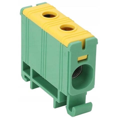 CONNETTORE BUSBAR giallo-verde 1 x 2,5-35mm² 135A TRACON FLEAL-35/1ZS