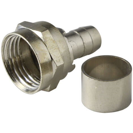 Connettore coassiale F maschio 5mm Rg58 19.450/58