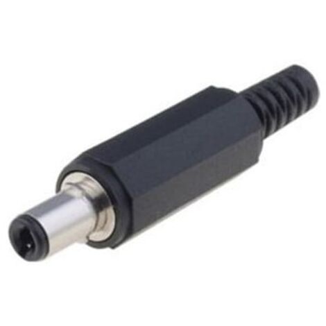 Connettore DC Maschio Esterno 5,5 Interno 2,5 Lunghezza 14