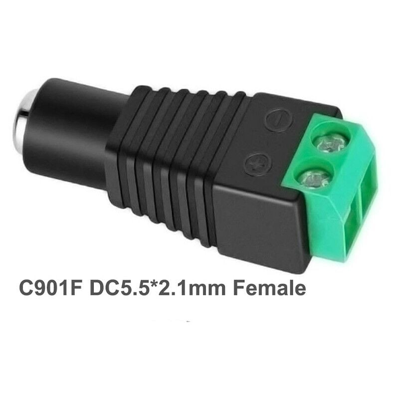 Image of Connettore di Alimentazione dc Maschio e Femmina da 2,1 x 5,5 mm Femmina