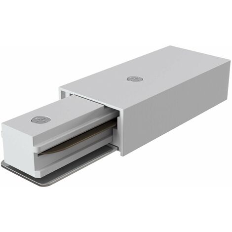 Connettore di Fine Corsa per Sistemmi Illuminazione a Binario Monofase Bianco