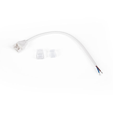 Connettore di inizio + Tappo di chiusura per striscia LED - 10mm