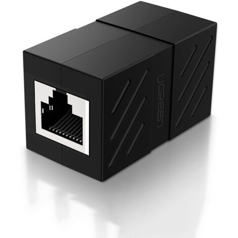 Connettore di rete Ethernet RJ45 10Gbps nero