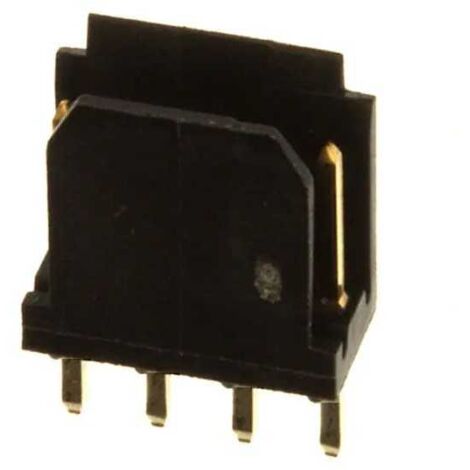 Connettore Dubox maschio 4 vie da circuito stampato