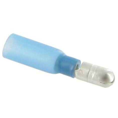 Connettore elettrico maschio rotondo blu a 4 pin, termorestringente, 10 connettori