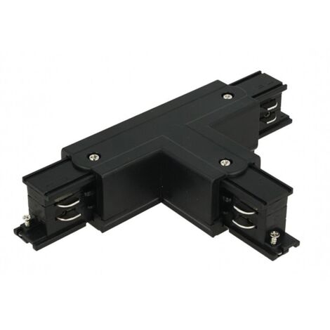 Connettore Giunto Forma T Sinistro Colore Nero Per Barra Sistema Binario Trifase CB40201 CB40202 CB40203