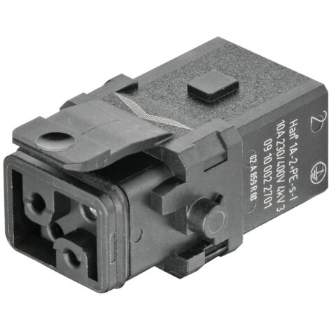 Connettore Han 1A-2+PE-S-f latch 09100022701 HARTING 1 pz.