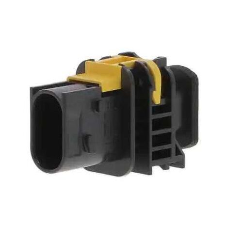 Connettore Heavy Duty Sealed 1.5X0.63 porta maschio 3vie nero senza guarnizione